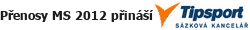 Přenosy MS přináší Tipsport.cz
