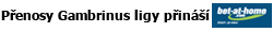 Přenosy Gambrinus ligy přináší Bet-at-home.com
