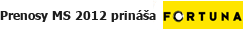 Prenosy MS 2012 prináša Fortuna